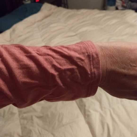 ✨ Sale ✨ Soft Pink XL long dress with pockets - Picture 4 of 5